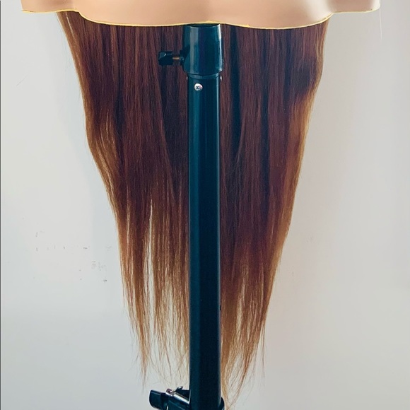 Gorgeous 36” Golden Auburn Synthetic Lace Front Wig - Picture 14 of 16